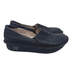Alegria by PG Lite Black Leather slip resistant Debra comfort shoe size 39 (9)
